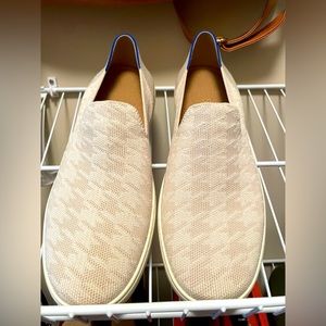 Rothy’s Limited Edition Size 11 Ivory Houndstooth City Sneakers